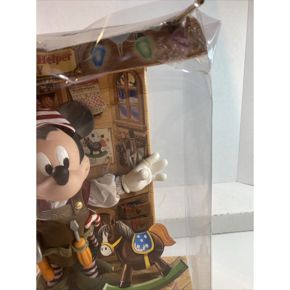 Disney Santa Little Helper Mickey Mouse Christmas Holiday Doll Mattel 2001 Vtg - Picture 5 of 16